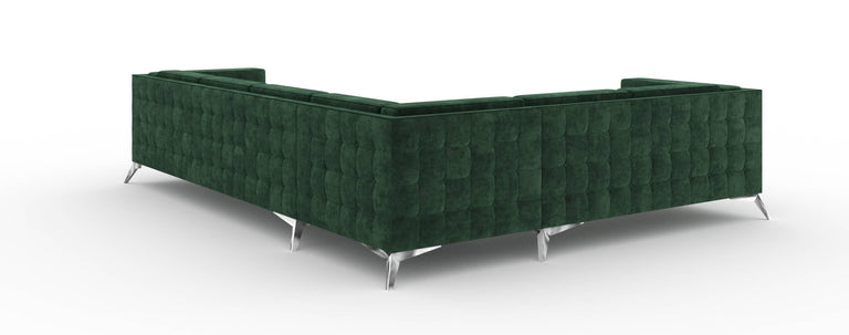 5-zitshoekbank Gusto links velvet