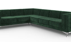 5-zitshoekbank Gusto links velvet