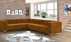 5-zitshoekbank Gusto links velvet