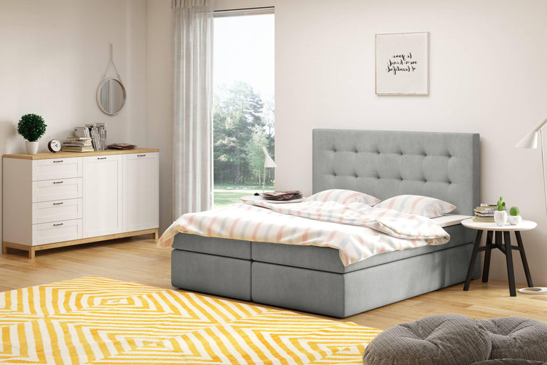 Boxspring Lille met opbergruimte velvet