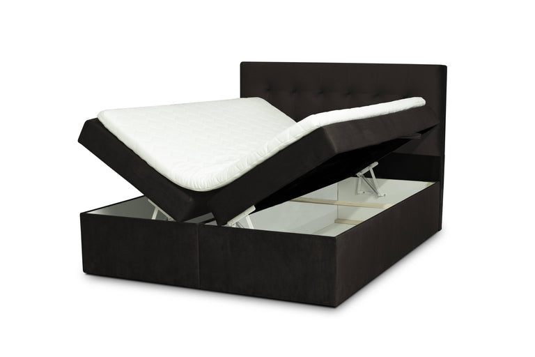 Boxspring Lille met opbergruimte velvet