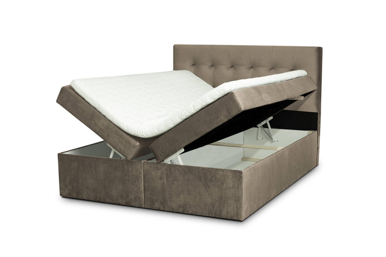 Boxspring Lille met opbergruimte velvet