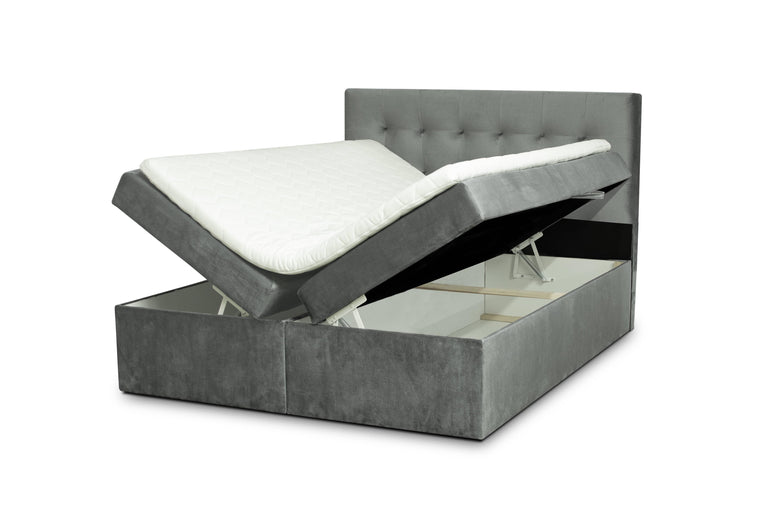 Boxspring Lille met opbergruimte velvet
