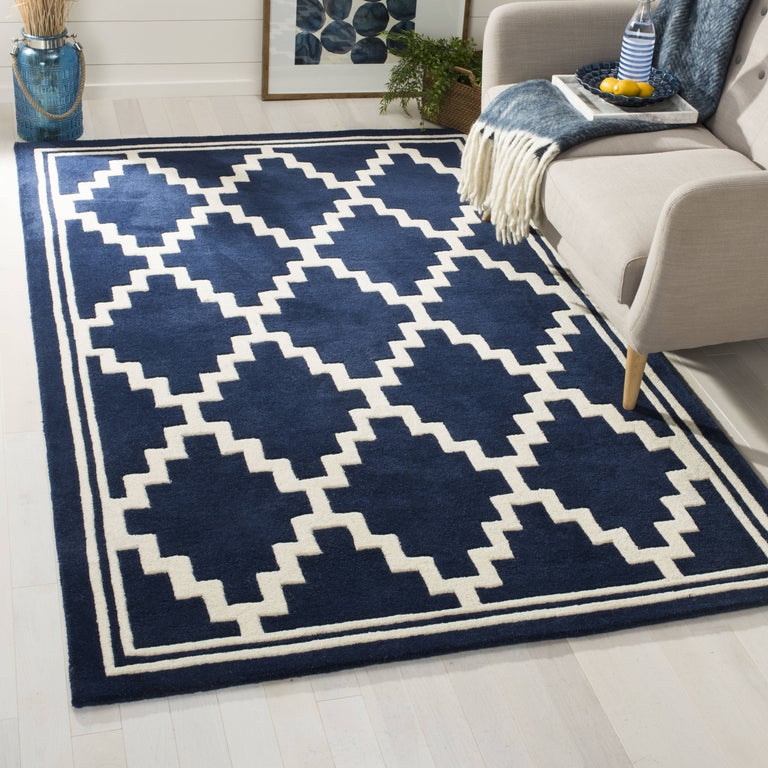 Vloerkleed Langley wol handgemaakt