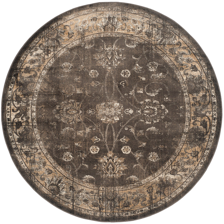 Vintage vloerkleed Peri rond