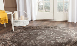 Vintage vloerkleed Peri rond