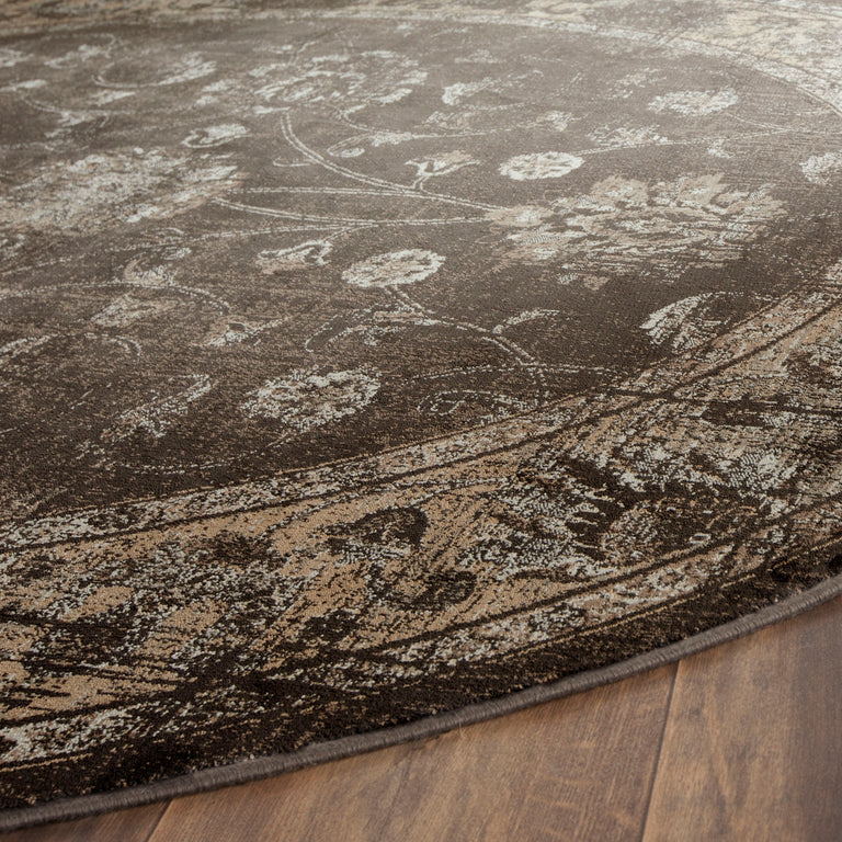 Vintage vloerkleed Peri rond