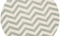 Vloerkleed Crosby wol rond