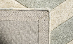 Vloerkleed Crosby wol rond