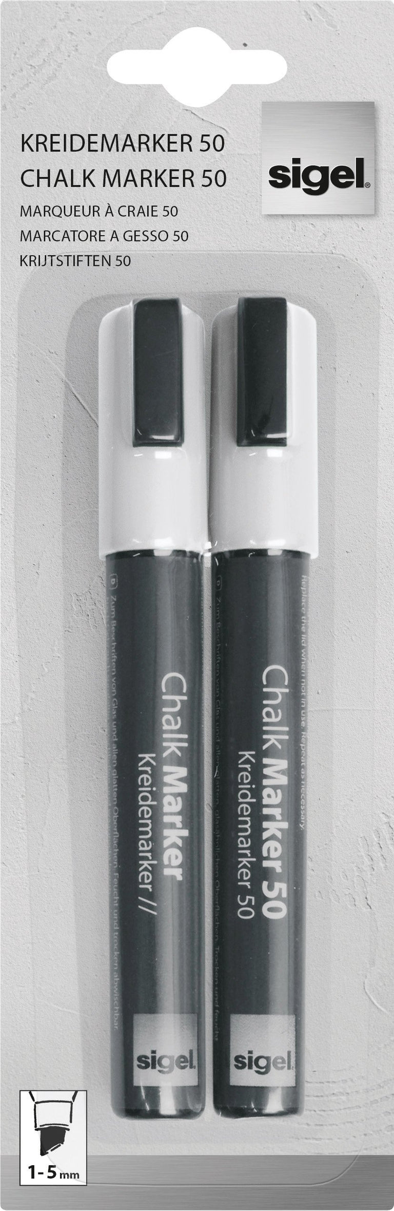 Set van 2 krijtmarkers