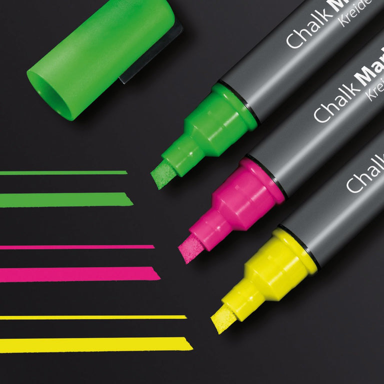 Set van 3 krijtmarkers rose