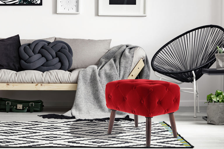 Voetenbank Piani velvet
