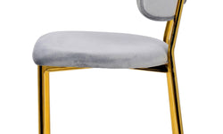 Set van 2 eetkamerstoelen Giselle velvet