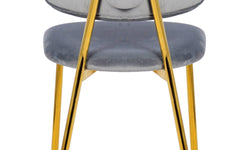 Set van 2 eetkamerstoelen Giselle velvet