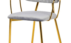 Set van 2 eetkamerstoelen Giselle velvet