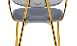Set van 2 eetkamerstoelen Giselle velvet