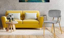 Set van 2 eetkamerstoelen Giselle velvet