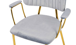 Set van 2 eetkamerstoelen Giselle velvet