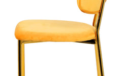 Set van 2 eetkamerstoelen Giselle velvet