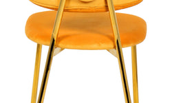Set van 2 eetkamerstoelen Giselle velvet