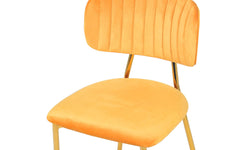 Set van 2 eetkamerstoelen Giselle velvet
