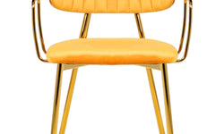 Set van 2 eetkamerstoelen Giselle velvet