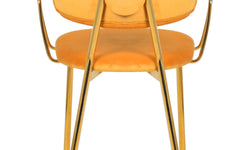 Set van 2 eetkamerstoelen Giselle velvet