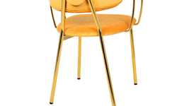 Set van 2 eetkamerstoelen Giselle velvet