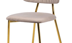 Set van 2 eetkamerstoelen Giselle velvet