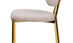 Set van 2 eetkamerstoelen Giselle velvet