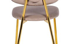 Set van 2 eetkamerstoelen Giselle velvet