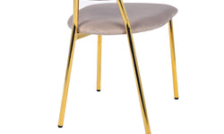 Set van 2 eetkamerstoelen Giselle velvet
