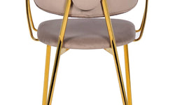 Set van 2 eetkamerstoelen Giselle velvet