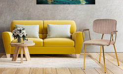 Set van 2 eetkamerstoelen Giselle velvet