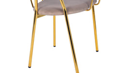 Set van 2 eetkamerstoelen Giselle velvet