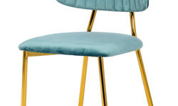 Set van 2 eetkamerstoelen Giselle velvet