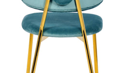 Set van 2 eetkamerstoelen Giselle velvet