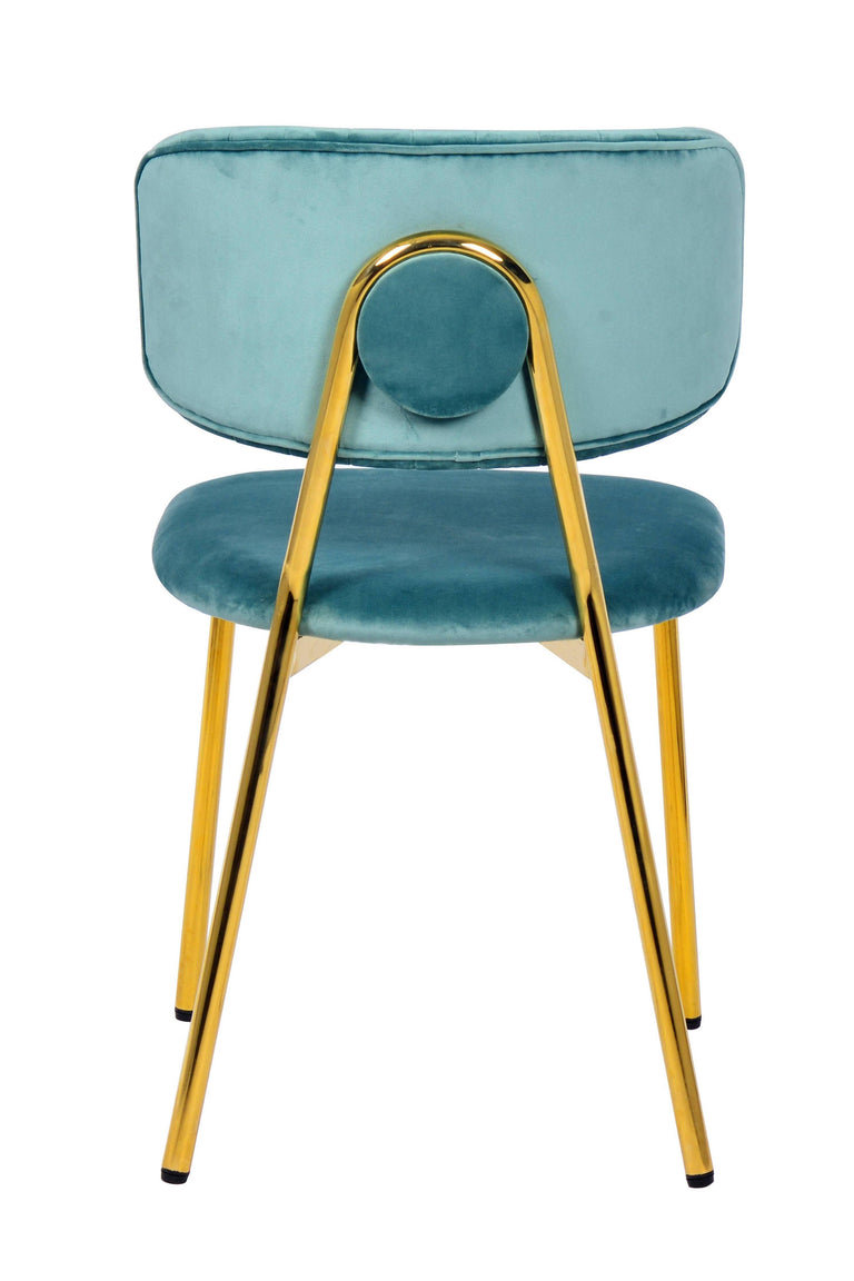 Set van 2 eetkamerstoelen Giselle velvet
