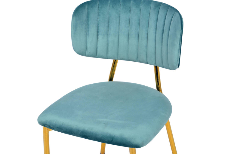 Set van 2 eetkamerstoelen Giselle velvet
