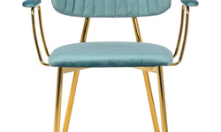 Set van 2 eetkamerstoelen Giselle velvet