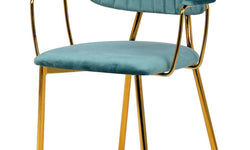 Set van 2 eetkamerstoelen Giselle velvet