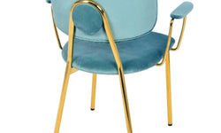 Set van 2 eetkamerstoelen Giselle velvet