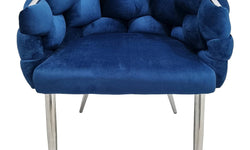 Set van 2 eetkamerstoelen Grace velvet