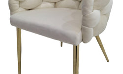 Set van 2 eetkamerstoelen Grace velvet