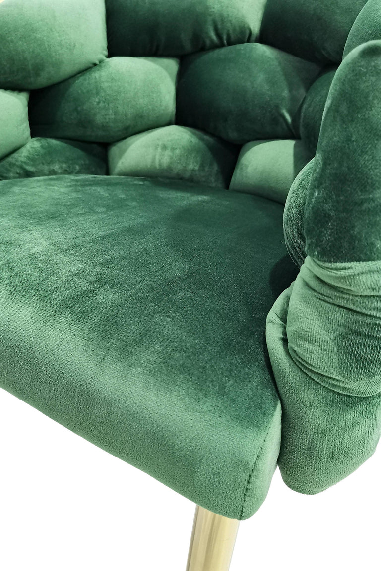 Set van 2 eetkamerstoelen Grace velvet