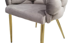 Set van 2 eetkamerstoelen Grace velvet