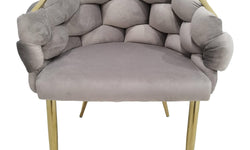 Set van 2 eetkamerstoelen Grace velvet
