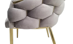 Set van 2 eetkamerstoelen Grace velvet