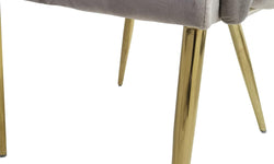 Set van 2 eetkamerstoelen Grace velvet