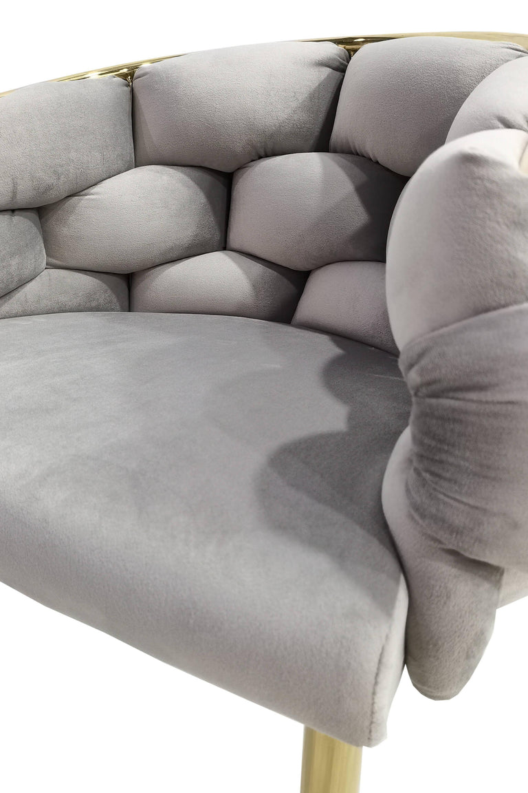 Set van 2 eetkamerstoelen Grace velvet